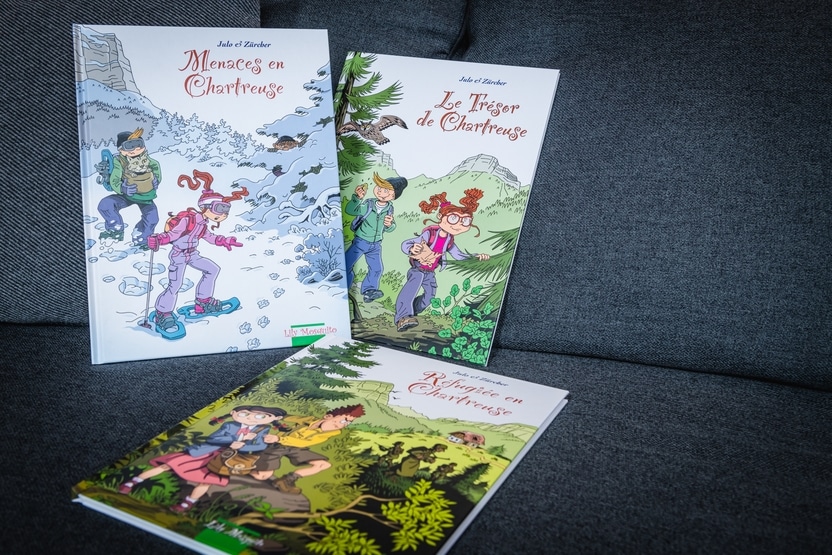 Série BD aventure jeunesse Chartreuse-Photo-Alain-Douce BD-272-TBD