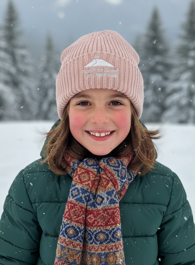 bonnet enfant coton bio mon p'tit som en chartreuse