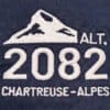 t shirt femme 2082 chartreuse bleu marine 🇫🇷