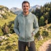 sweat zippé 2082 chartreuse sauge