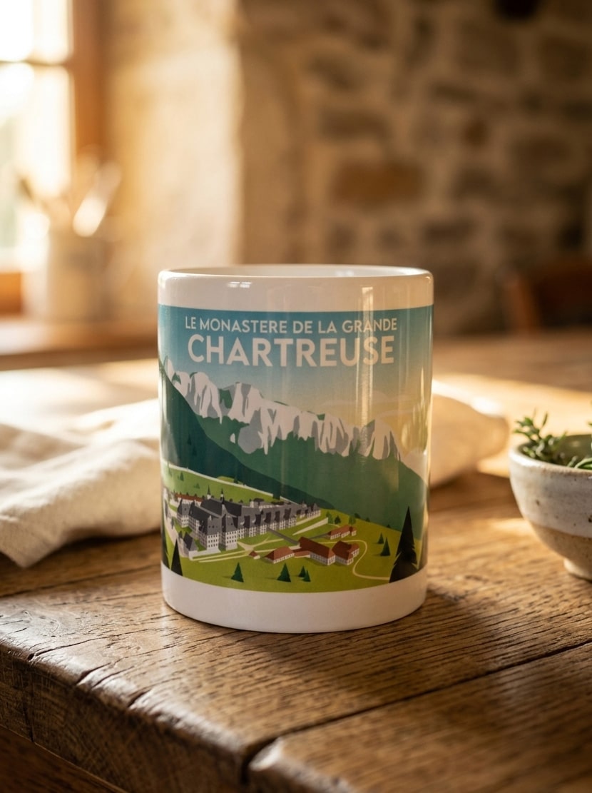 tasse "monastère de la grande chartreuse"