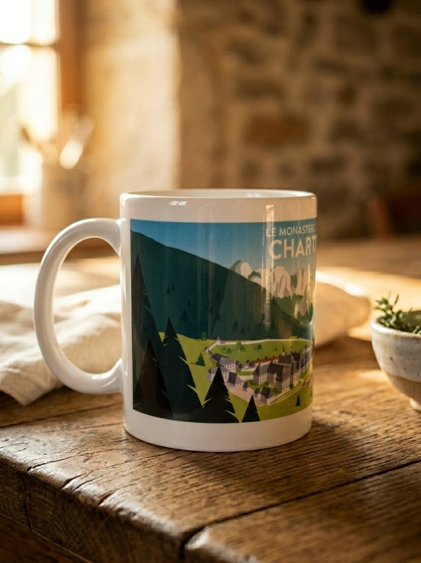 tasse "monastère de la grande chartreuse"